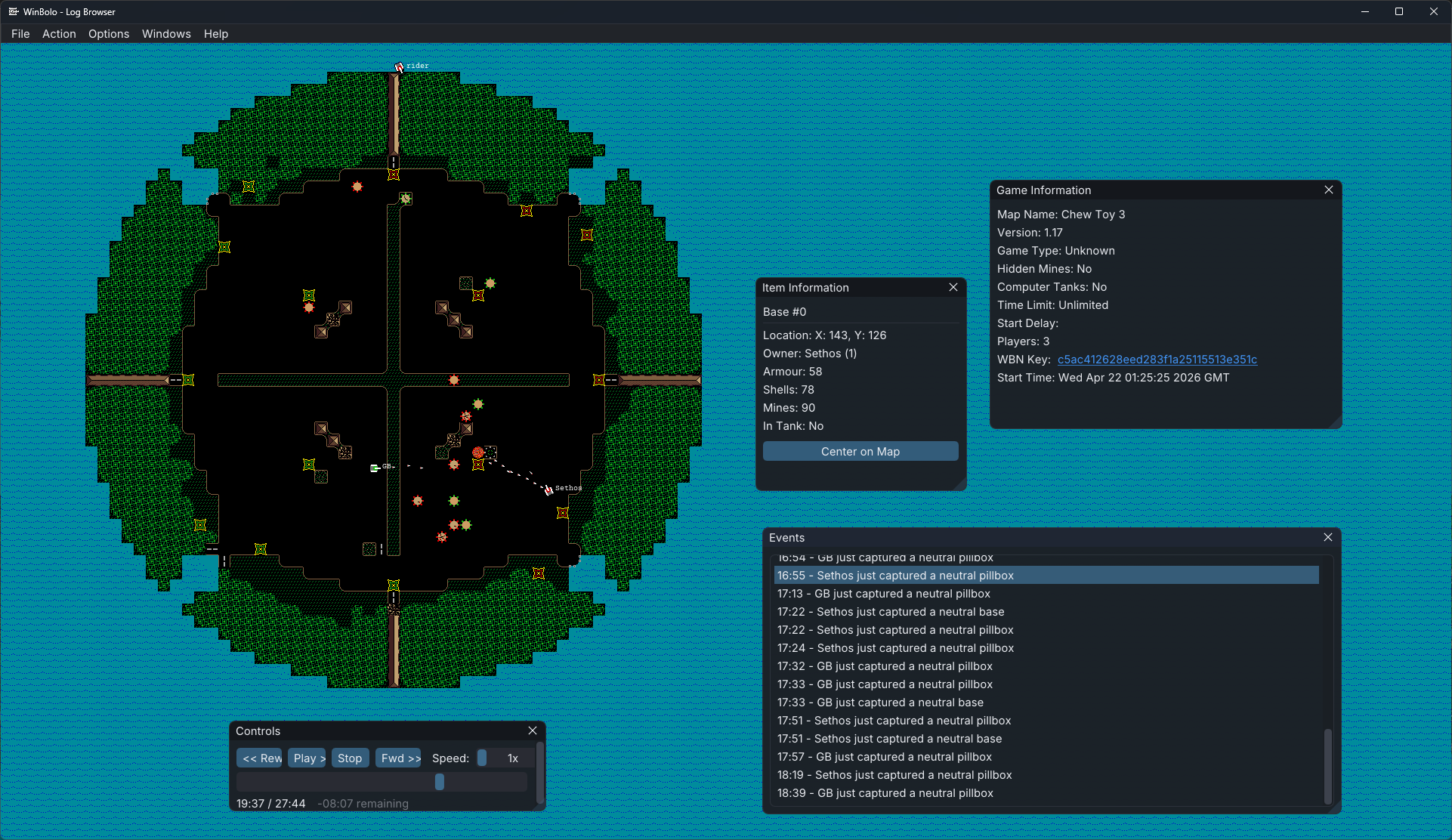 WinBolo Log Viewer